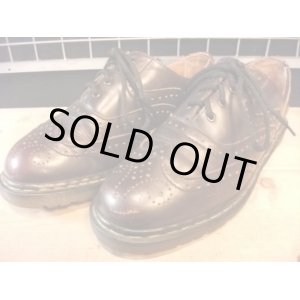 画像: 【22326-193】Dr.Martens　ウィングチップローカット　（ボルドー）　USED