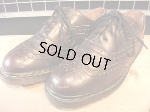 画像1: 【22326-193】Dr.Martens　ウィングチップローカット　（ボルドー）　USED (1)