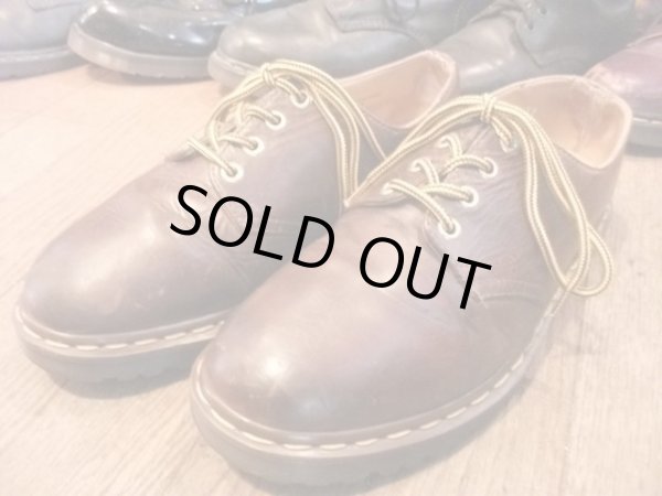 画像1: 【24492-199】Dr.Martens　4ホールローカット　（ブラウン）　USED (1)