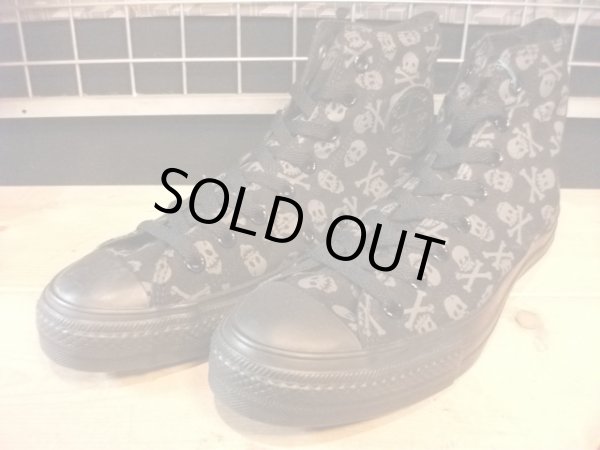 画像1: 【24618-240】converse ALL STAR SKULL HI （ブラック/グレー）　新品 (1)