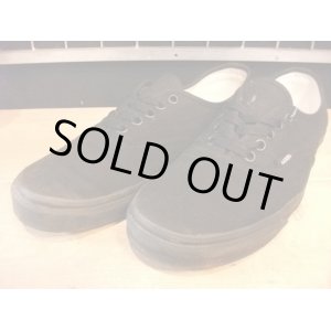 画像: 【24632-248】VANS　AUTHENTIC　（ブラック）　USED