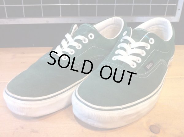 画像1: 【24748-279】VANS　ERA　SUEDE　（グリーン）　USED (1)