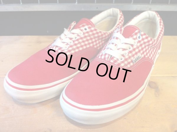 画像1: 【24925-332】VANS　ERA　（レッド/ホワイト）　USED (1)