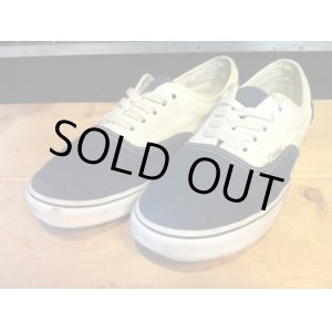 画像: 【24961-346】VANS　AUTHENTIC　（ホワイト/ネイビー）　USED