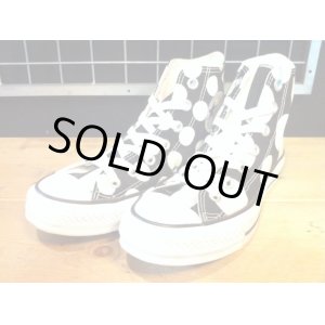 画像: 【24758-358】converse ALL STAR COINDOT HI （ブラック）　USED