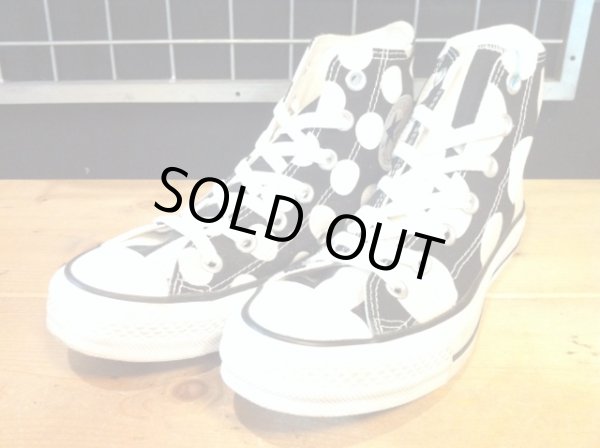 画像1: 【24758-358】converse ALL STAR COINDOT HI （ブラック）　USED (1)