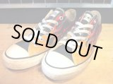 画像: 【24952-355】converse ALL STAR FLAME OX （ブラック）　USED