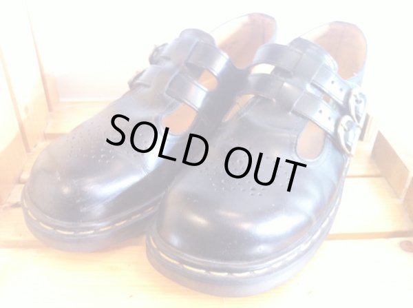 画像1: 【22791-374】Dr.Martens　ストラップ付きローカット　（ブラック）　USED (1)