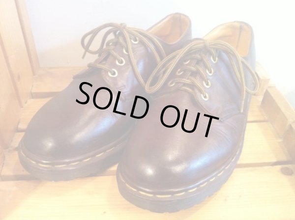 画像1: 【25121-401】Dr.Martens　4ホールローカット　（ブラウン）　USED (1)