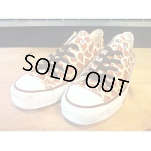 画像: 【24953-404】converse ALL STAR NIGHT-GIRAFFE OX （ブラウン）　USED