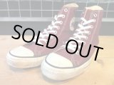 画像: 【25352-442】converse ALL STAR HI （マルーン）　USED