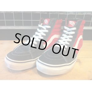 画像: 【25448-470】VANS　SK8-HI SUEDE　（レッド/ネイビー）　USED