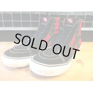 画像: 【25450-471】VANS　SK8-HI　（ブラック/レッド）　USED