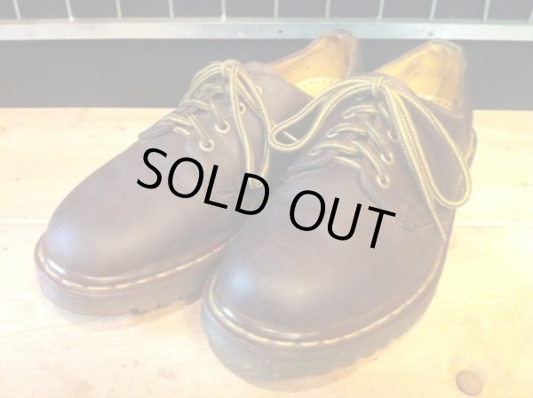 画像1: 【25555-476】Dr.Martens　4ホールローカット　（ブラウン）　USED (1)