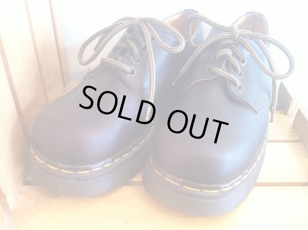 画像1: 【25564-496】Dr.Martens　プラットフォーム4ホールローカット　（ブラウン）　USED (1)