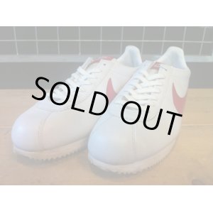 画像: 【25681-498】NIKE CLASSIC CORTEZ LEATHER 09　（ホワイト/レッド）　USED