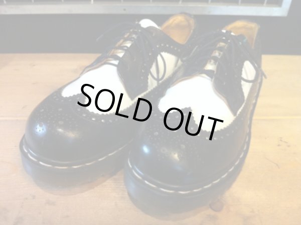 画像1: 【25770-501】Dr.Martens　ウィングチップローカット　（ホワイト/ブラック）　USED (1)