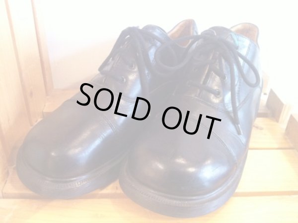 画像1: 【25779-503】Dr.Martens　ヒール付きストレートチップローカット　（ブラック）　USED (1)