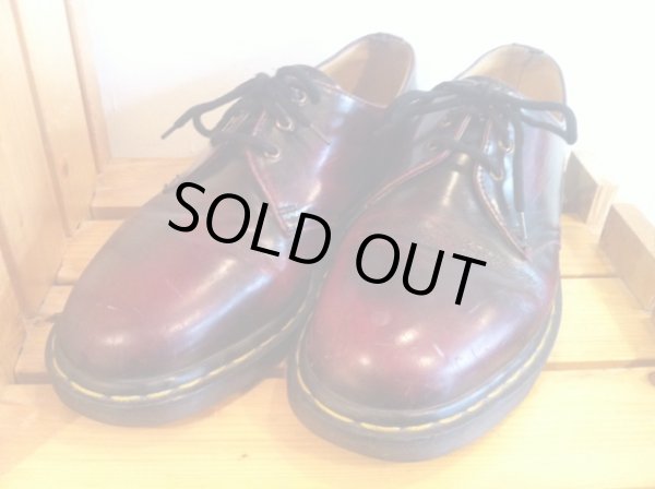 画像1: 【25777-502】Dr.Martens　3ホールローカット　（ボルドー）　USED (1)