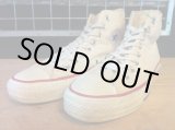 画像: 【25861-531】converse ALL STAR HI （ホワイト）　USED
