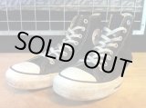 画像: 【25788-530】converse ALL STAR HI （ブラック）　USED