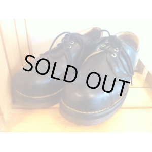 画像: 【25895-547】Dr.Martens　プラットフォームスチールトゥローカット　（ブラック）　USED