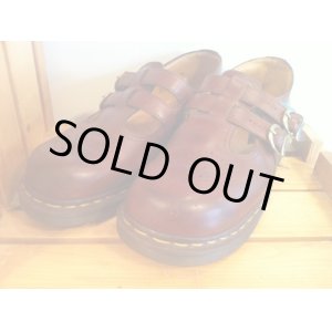 画像: 【25885-548】Dr.Martens　ストラップ付きローカット　（ブラウン）　USED