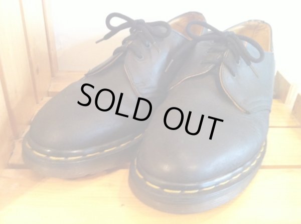 画像1: 【26047-566】Dr.Martens　3ホールローカット　（ブラック）　USED (1)