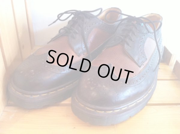 画像1: 【25902-571】Dr.Martens　ウィングチップローカット　（ブラウン/キャメル）　USED (1)