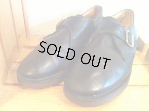 画像1: 【26299-625】Dr.Martens　ストラップ付きローカット　（ブラック）　USED (1)