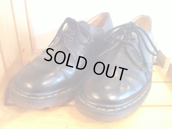 画像1: 【26296-628】Dr.Martens　3ホールローカット　（ブラック）　USED (1)