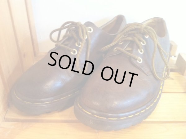 画像1: 【26285-626】Dr.Martens　4ホールローカット　（ブラウン）　USED (1)