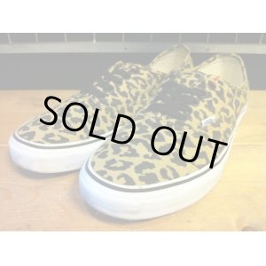 画像: 【26329-632】VANS　AUTHENTIC VAN DOREN　（レオパード）　USED