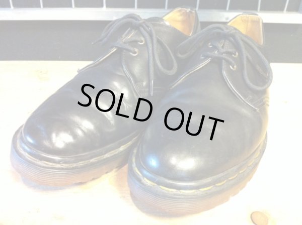 画像1: 【26418-655】Dr.Martens　3ホールローカット　（ブラック）　USED (1)