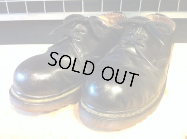 画像1: 【26659-699】Dr.Martens　スチールトゥ3ホールローカット　（ブラック）　USED (1)