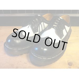 画像: 【26669-696】Dr.Martens　ウィングチップローカット　（ホワイト/ブラック）　USED