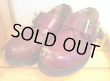 画像: 【26454-701】Dr.Martens　ストラップ付きスチールトゥローカット　（チェリーレッド）　USED