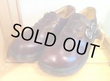 画像: 【26816-707】Dr.Martens　ストラップ付きプラットフォームローカット　（ボルドー）　USED