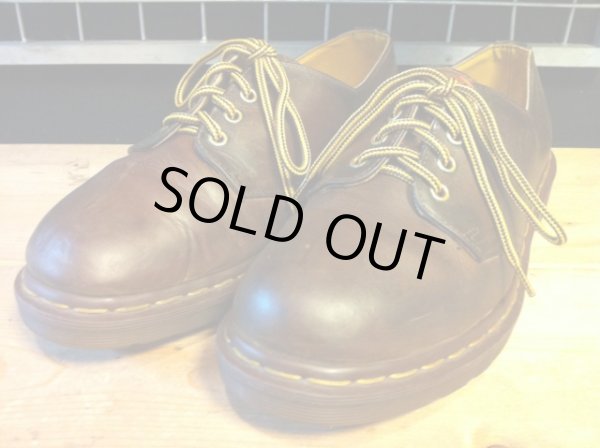 画像1: 【27093-723】Dr.Martens　4ホールローカット　（ブラウン）　USED (1)