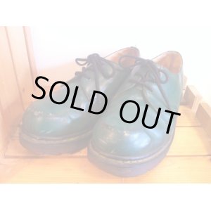 画像: 【27085-724】Dr.Martens　プライントゥ3ホールローカット　（グリーン）　USED