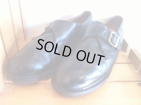 画像1: 【27095-727】Dr.Martens　モンクストラップローカット　（ブラック）　USED (1)