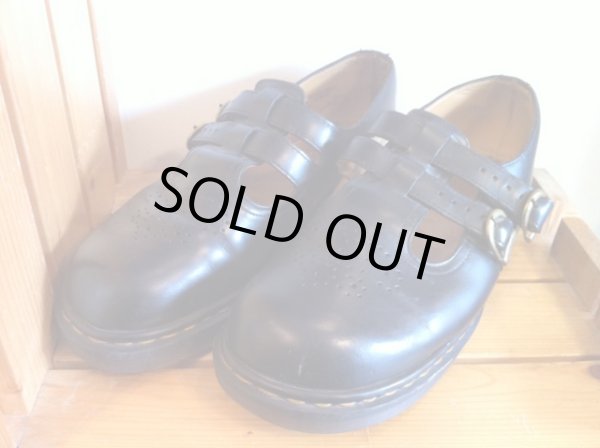 画像1: 【27107-745】Dr.Martens　ストラップ付ローカット　（ブラック）　USED (1)