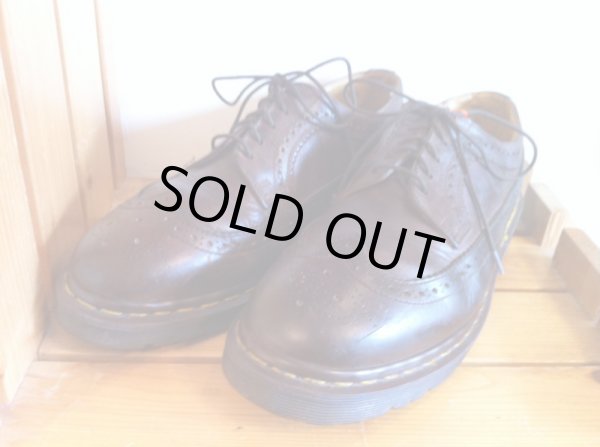 画像1: 【27082-766】Dr.Martens　ウィングチップローカット　（ブラウン）　USED (1)