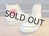 画像: 【27359-771】converse　ALL STAR JP HI　（ホワイト/レッド）　USED