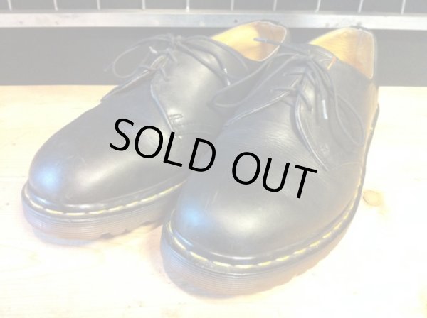 画像1: 【27400-774】Dr.Martens　3ホールローカット　（ブラック）　USED (1)