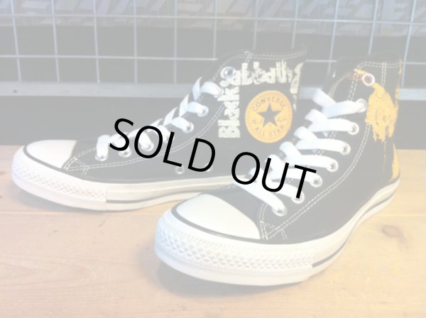 画像1: 【27579-787】converse　ALL STAR BLACK SABBATH HI　（ブラック/イエロー）　USED (1)