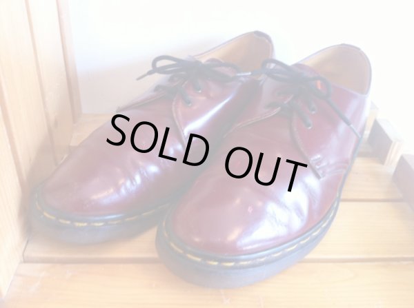 画像1: 【27624-798】Dr.Martens　3ホールローカット　（チェリーレッド）　USED (1)