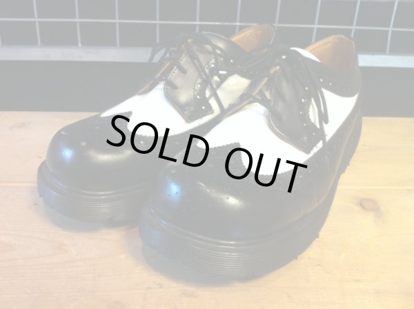 画像1: 【27633-791】Dr.Martens　ウィングチップローカット　（ホワイト/ブラック）　USED (1)