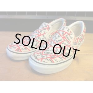 画像: 【28063-913】VANS×BEAMS×have a good time　SLIP-ON　（ホワイト/レッド）　　USED