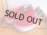 画像: 【27980-914】VANS　SLIP-ON　（レッド/ネイビー）　USED